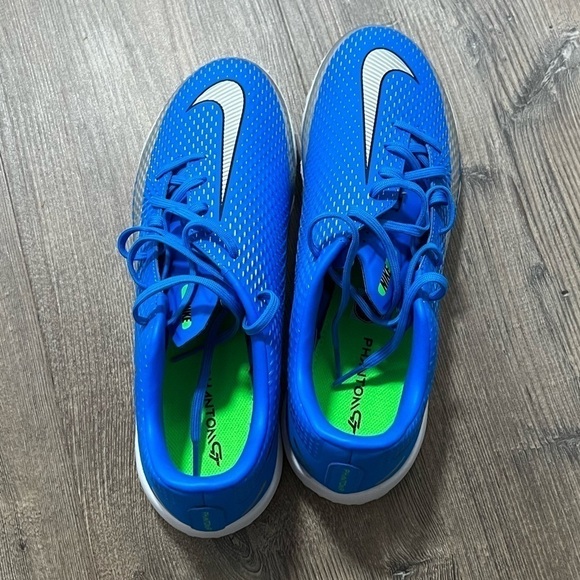 Nike Phantom GT Academy TF Blue/MetallicSilver Turf Soccer Shoes Men’s 5.5 NWOT main image 5